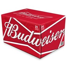 Bia Budweiser King of Beer - Thùng 24 lon 355ml
