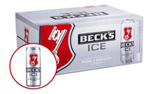 Bia Beck's Ice thùng 24 lon x 330ml
