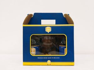 Hộp 4 Chai Bia Chimay Blue 330ML + 1 ly