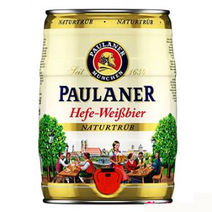 Bia Paulaner Hefe Weissbier 5,5% – Bom 5l – Thùng 1 Bom