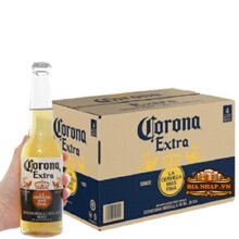 Thùng bia Corona Extra 24 chai x 355ml (Mexico)