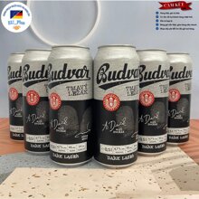 Bia Budweiser Budvar Dark Tiệp 4,7 % lon 500