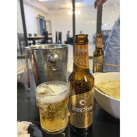 Bia Lào Gold vàng 5% chai 330ml giá rẻ Hà Nội