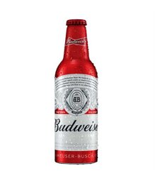 Bia Budweiser chai nhôm đỏ 355ml